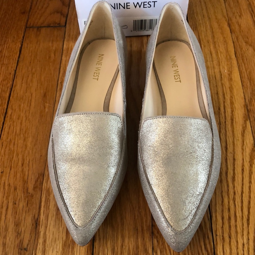 Champagne loafers